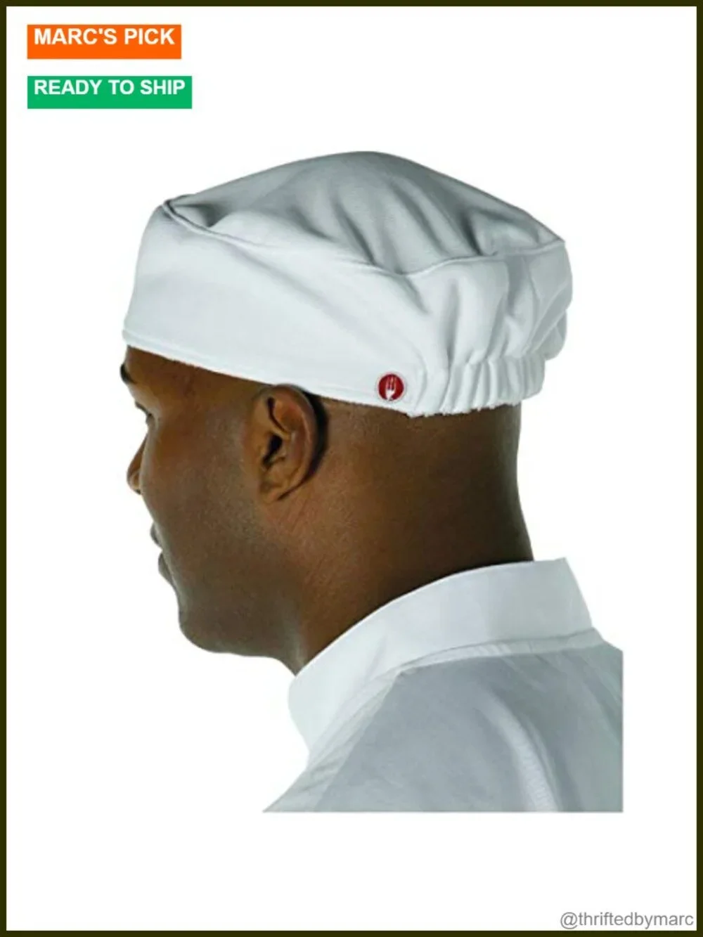 Unisex Vented Chef Beanie - Cool Vent Technology - Adjustable Fit
